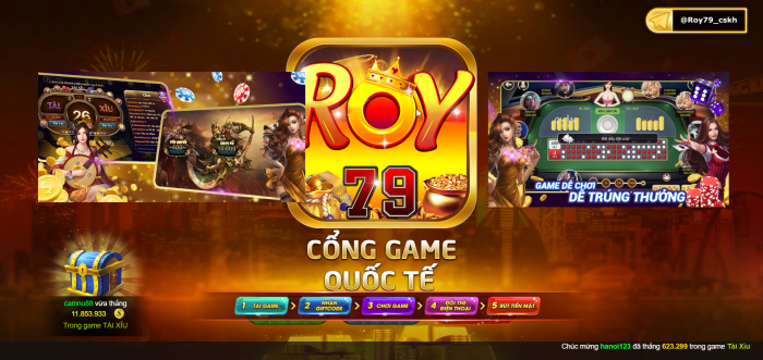 Những tính năng chính của game bài hoàng gia Roy 79